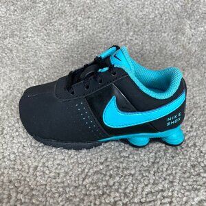 Nike Shox Black and Blue Toddler Shoes 515026-001 US Children Size 6C